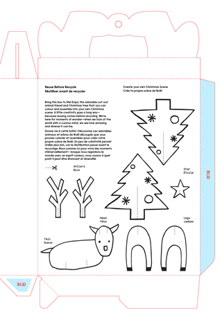 Christmas Mini Mani nail kit for kids